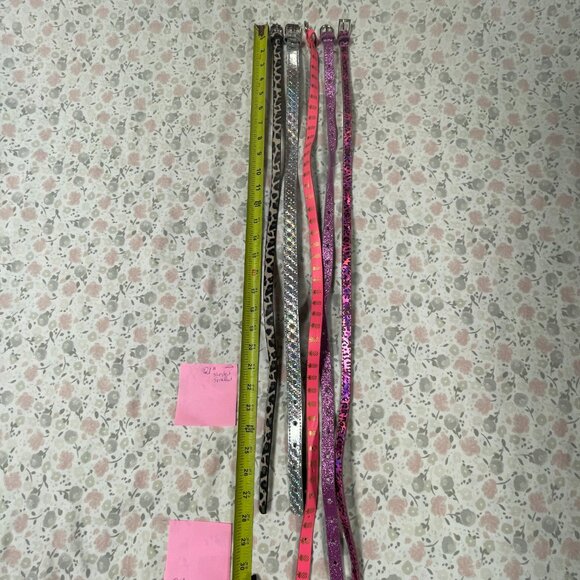 Set of 5 Fun Belts - Girl's - Variety of patterns & colors - Picture 4 of 4